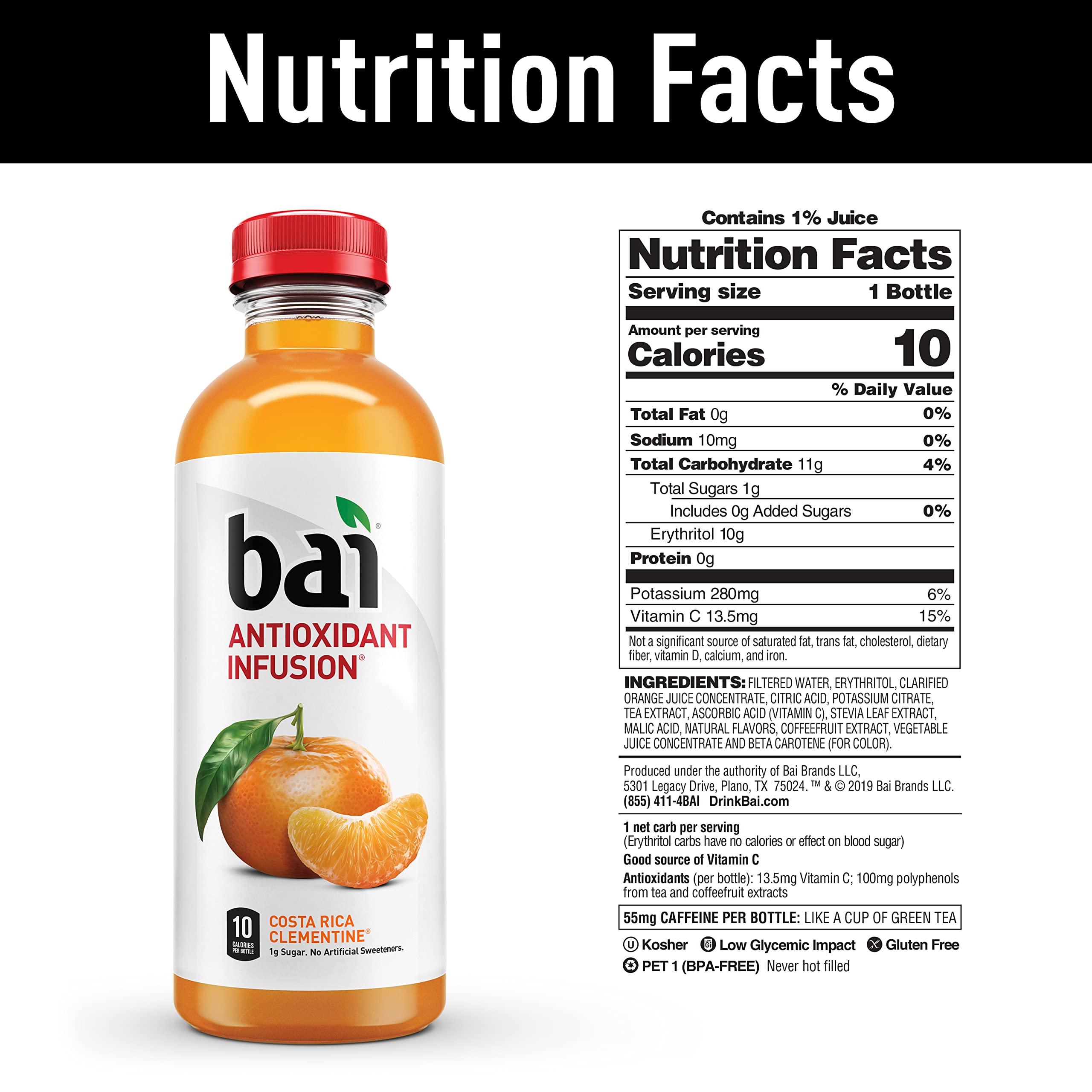 Ingredients that make Bai unique